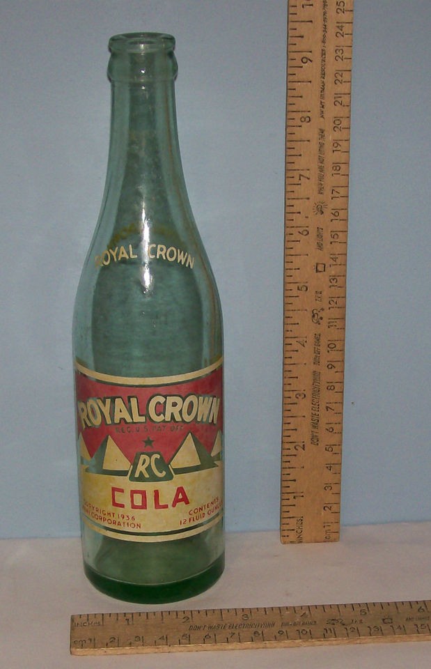     RC COLA   (c)1936  EUGENE, KLAMATH FALLS, CORVALLIS & BEND, OREGON