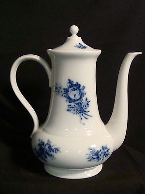 Hutschenreuther Gelb Classica Flow Blue Cobalt Rose Long Spout Coffee 