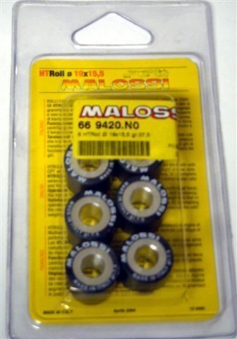 MALOSSI ROLLERS 19 x 15.5 5GRAM PIAGGIO GILERA NEW