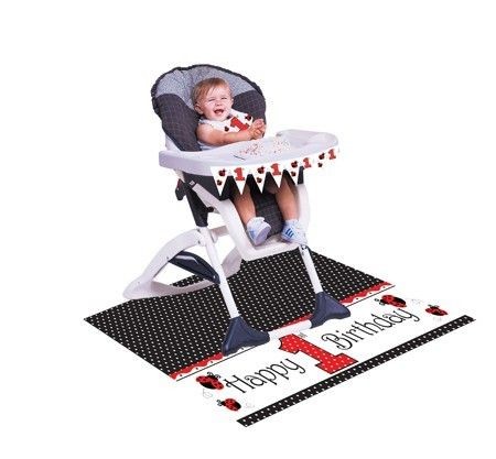 Ladybug Fancy Highchair Kit For 1st Birthday Really Cute