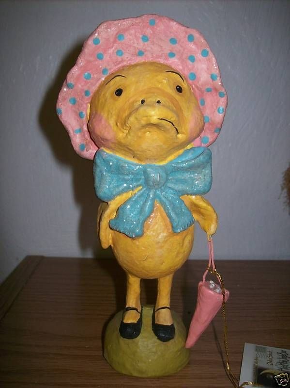 Bethany Lowe Pouty Chick Figure Designed by Debra Schoch