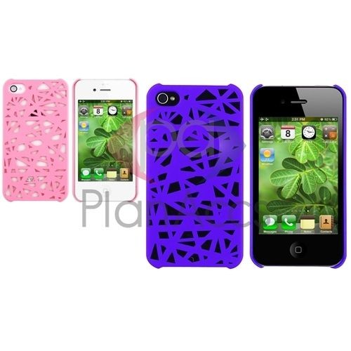 New Sale Blue+Baby Baby Pink Hard Bird Nest Skin Case For Apple iPhone 