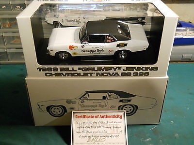 Bill GRUMPY Jenkins SIGNED 1968 SS396 Super Stock Nova