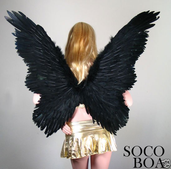 black angel wings in Costumes, Reenactment, Theater