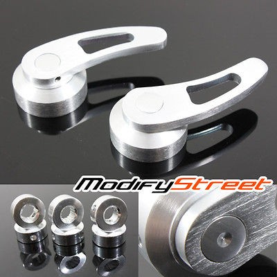 84.25mm BILLET ALUMINUM CHROME UNIVERSAL CAR WINDER/DOOR HANDLES 