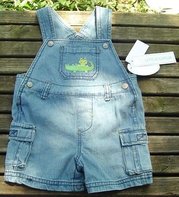 BNWT KOALA BABY 6 9MOS LITTLE GATOR ALLIGATOR JEAN OVERALLS