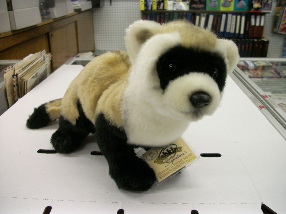 WEBKINZ SIGNATURE BLACK FOOTED FERRET VIRTUAL PET NEW