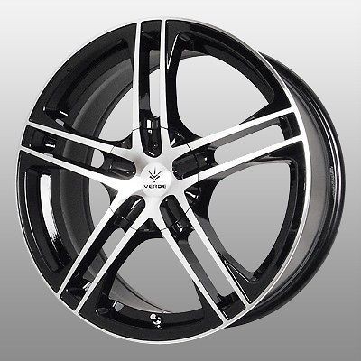   Verde Protocol Black Wheels Rims 5x115 Bonneville Grand AM Grand Prix