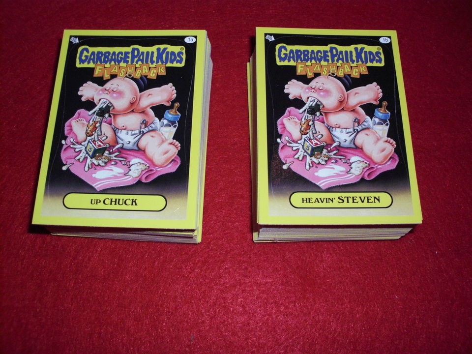 GARBAGE PAIL KIDS FLASHBACK SERIES 3 COMPLETE 160 Card Base Set 80 As 