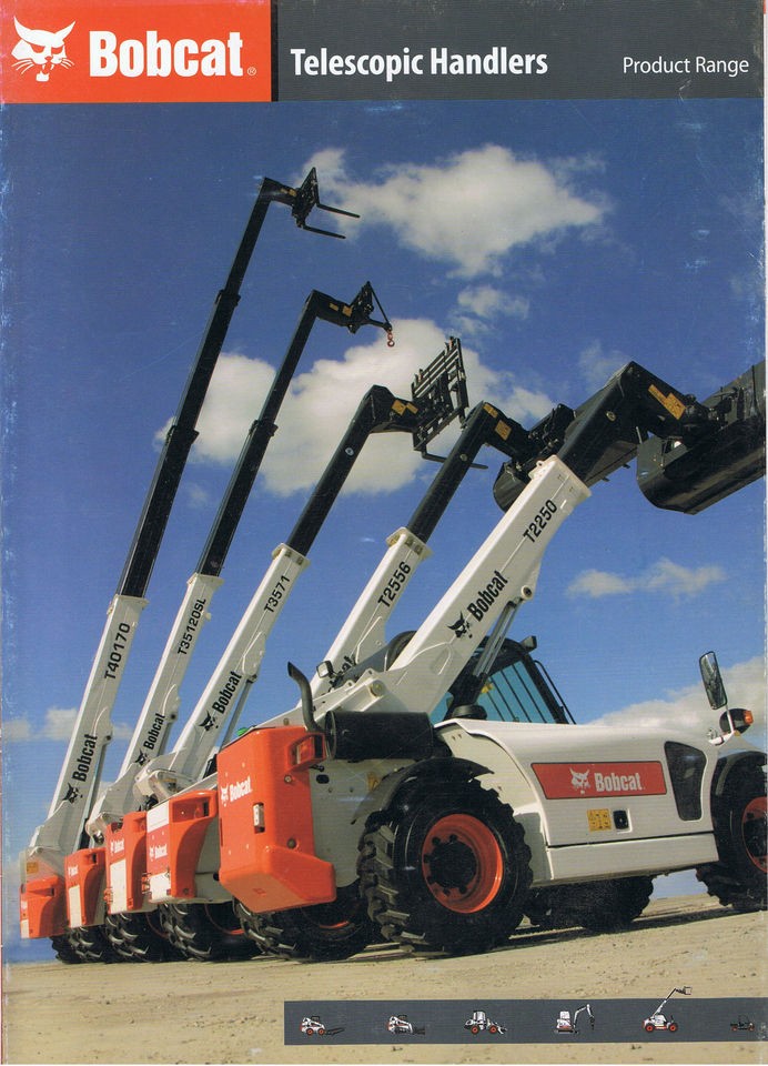 Bobcat Telehandler range Construction brochure 2008