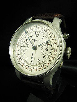 Vintage Breitling Montbrillant Chronograph Steel Case