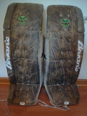 Brians Dx2 Vintage Retro 36+1 Senior Pro Goalie Leg Pads Brians Goal 