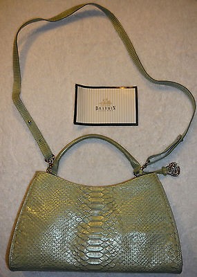 Brahmin Tote Bag/Purse~Croc​odile, Lt. Green~Nice Colors