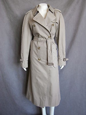   BURBERRY MAC RAINCOAT COAT trench nova check DOUBLE BREASTED XL 14