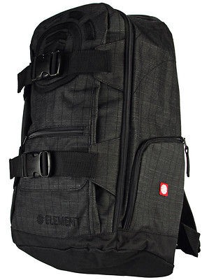 New Mens Element Mohave Black Bristol SkateBoard School Backpack 