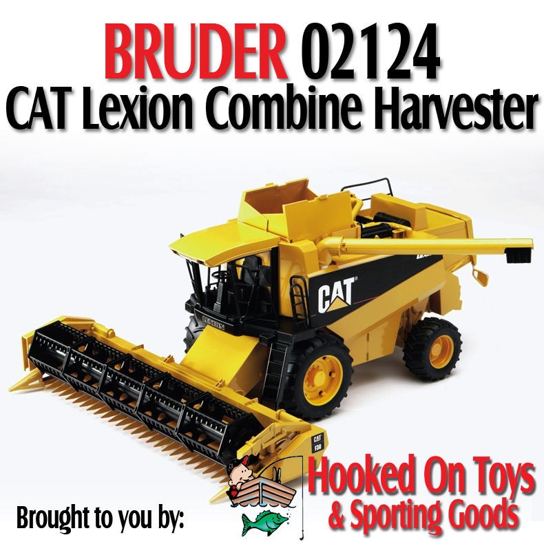 Bruder 02124   CAT Lexion Combine Harvester   Farm Truck