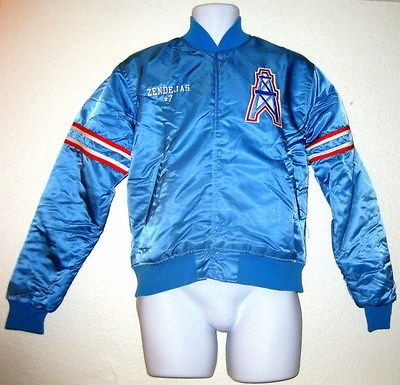   OILERS 1980s STARTER JACKET VG MEDI​UM  WARREN MOON / BUM PHILLIPS