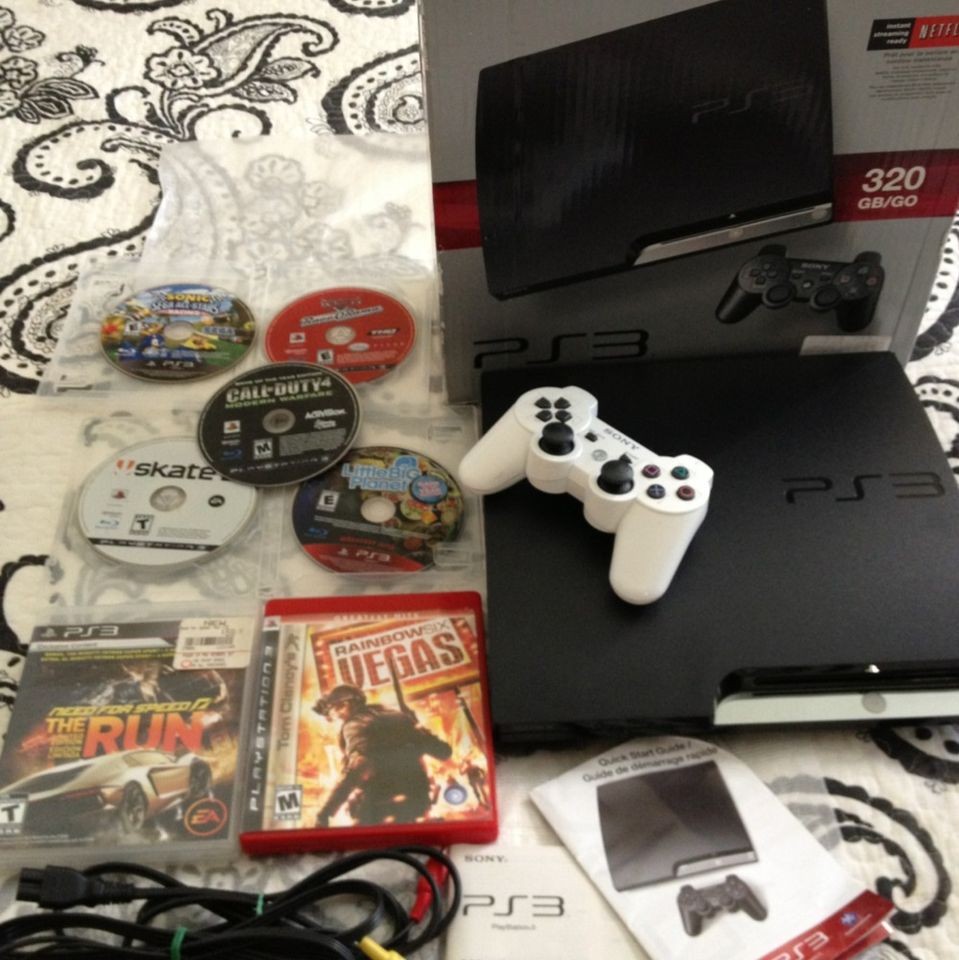 Sony PlayStation 3 Slim 320 GB (NTSC) System/Bundle