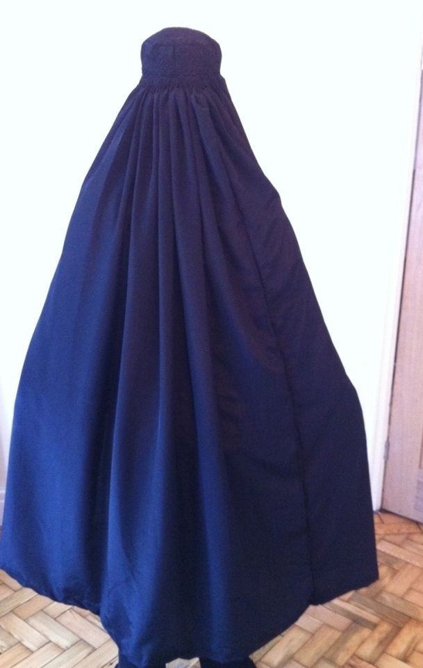 Black Authentic Afghan Ladies Burqa Burka Jilbab Abaya Hijab Fancy 