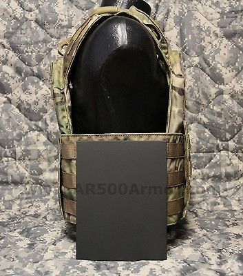 AR500 Body Armor 6x8 Side Trauma Plates *Level III*   PAIR (2)