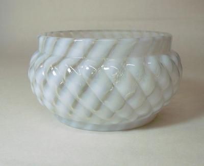 opalescent antique eapg glass powder dresser jar reverse swirl * free 