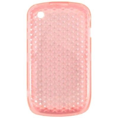 Newly listed For Blackberry curve 8520 8530 9300 flexible light Pink 