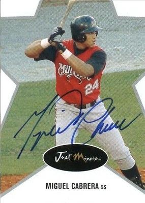 2003 Miguel Cabrera Rookie Auto RC Mint Certified Shortprint low #/50 