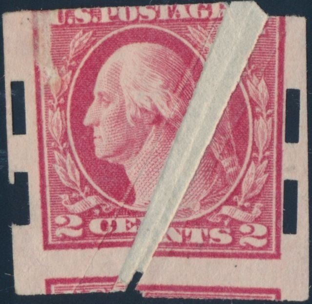 482 VAR. WASHINGTON W/ PRE PRINT PAPER FOLD SHERMACK ERROR   RARE 