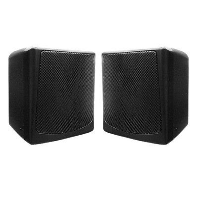 Acoustic Audio CUBE35B 200W 2 Way All Weather Indoor/Outdoor Speakers 