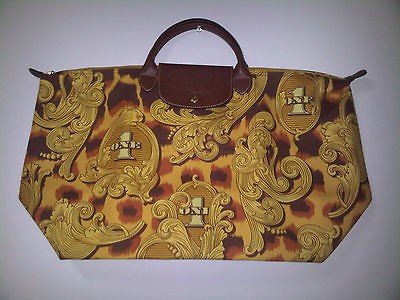   SCOTT + LONGCHAMP MONEY PRINT travel bag Spring/SUMMER 2013 NEW