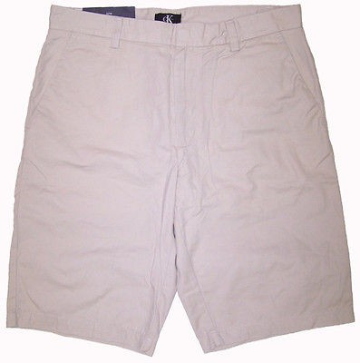 Calvin Klein Mens Causal Lifestyle Shorts Light Stone NWT