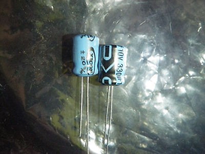 New Xicon 10v 330uf 20% Capacitors 1 lot of 20