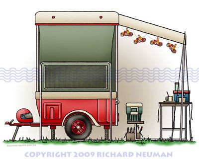 Motorcycle camper trailer in Other Vehicles & Trailers