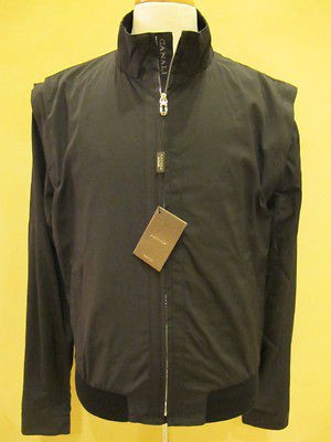 NEW CANALI Black Jacket / Size 48 Small / NWT