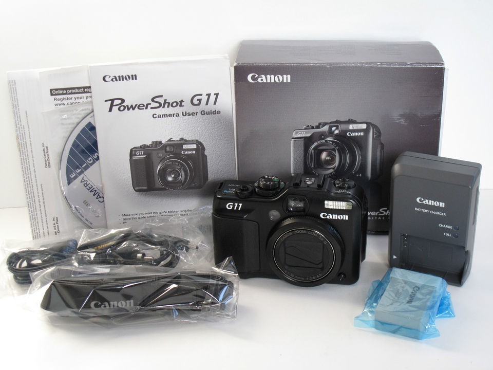 MINT CONDITION Canon PowerShot G11 10.0 MP Digital Camera   Black 