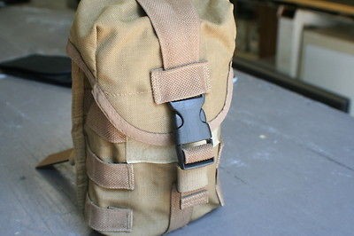 Pre MSA Paraclete MOLLE 1 QT Canteen W/STROBE Utility Pouch Coyote FLC 