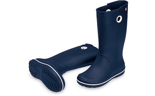 NIB Crocs Crocband™ Jaunt Welly Women Boot Navy 6, 7, 8