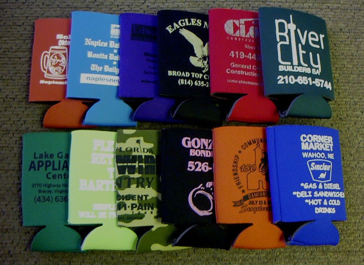 Lot of 12 Foam Collapsible Beer/Soda Can Coolie/Koozie Cups   NEW 