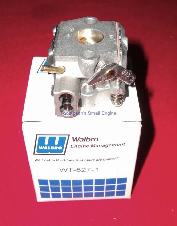 GENUINE WALBRO CARBURETOR WT 827 = Ryobi# 7843 for Ryan/Ryobi Trimmers