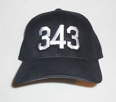 343 Never Forget FDNY 9 11 Firefighter Ball Cap