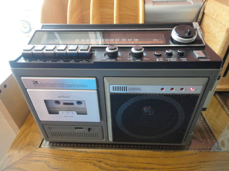 track cassette player in 8 Track Players