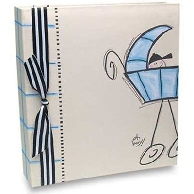 Baby Carriage Looseleaf Baby Book (Boy) by Penny Laine