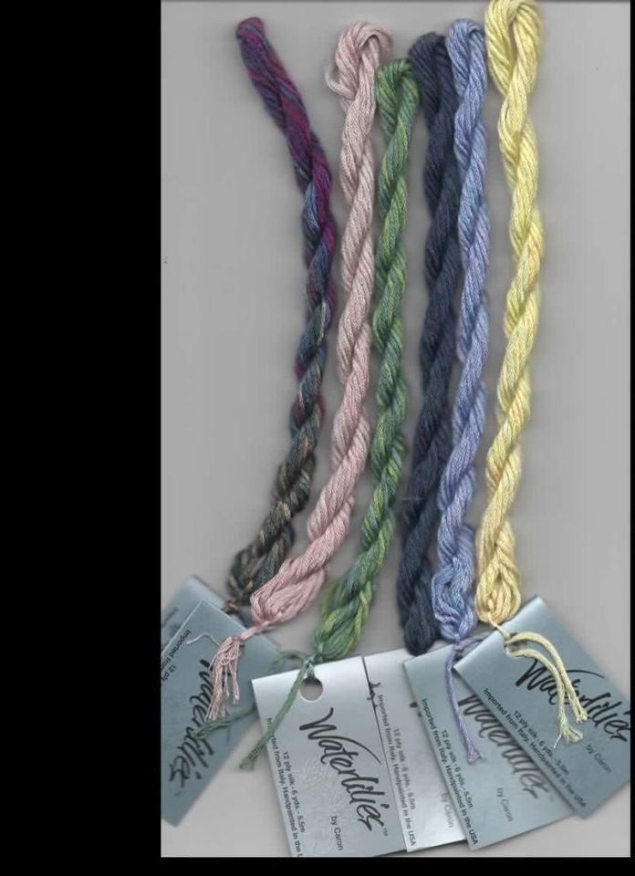 skeins caron waterlilies pure silk 12 strand divisible 5.5m skein