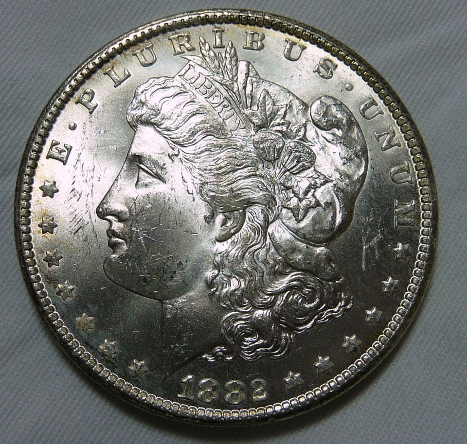 1882 Carson City Morgan Silver Dollar   Choice BU Uncirculated 