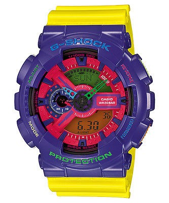 CASIO GA110HC 6 G SHOCK X LARGE HYPER COLOR WATCH ANALOG DIGITAL