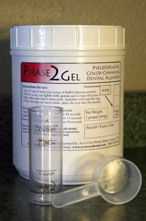 Dental Alginate  Phase2Gel  ColorChanging