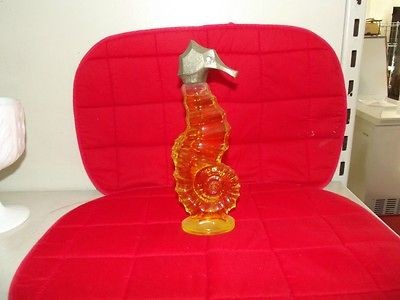   listed Big Sea Horse vintage avon perfume bottle with original liquid
