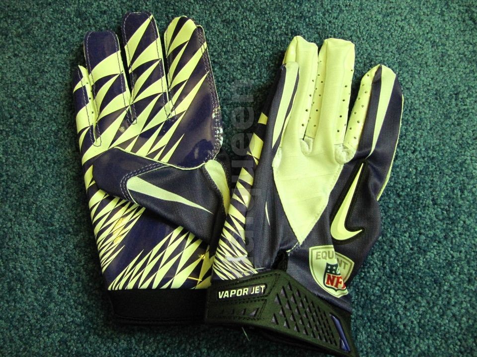 Mens NIKE VAPOR JET Football NFL Equipment Receiver Gloves MANY COLORS 