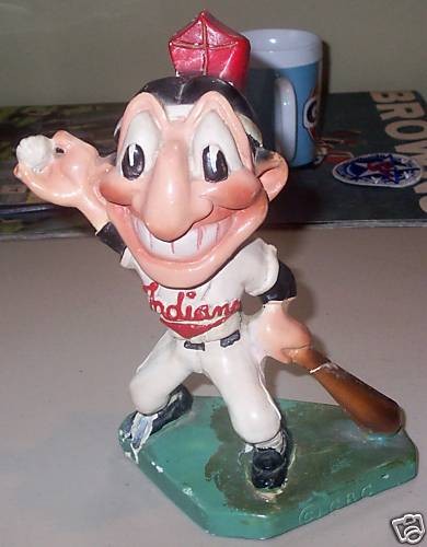 1947 Cleveland Indians Mazzolini Artcraft Chalk Statue