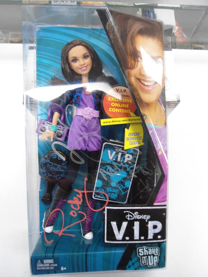 Zendaya Coleman Shake It Up Hand Signed Rocky VIP Doll Disney Fresno 